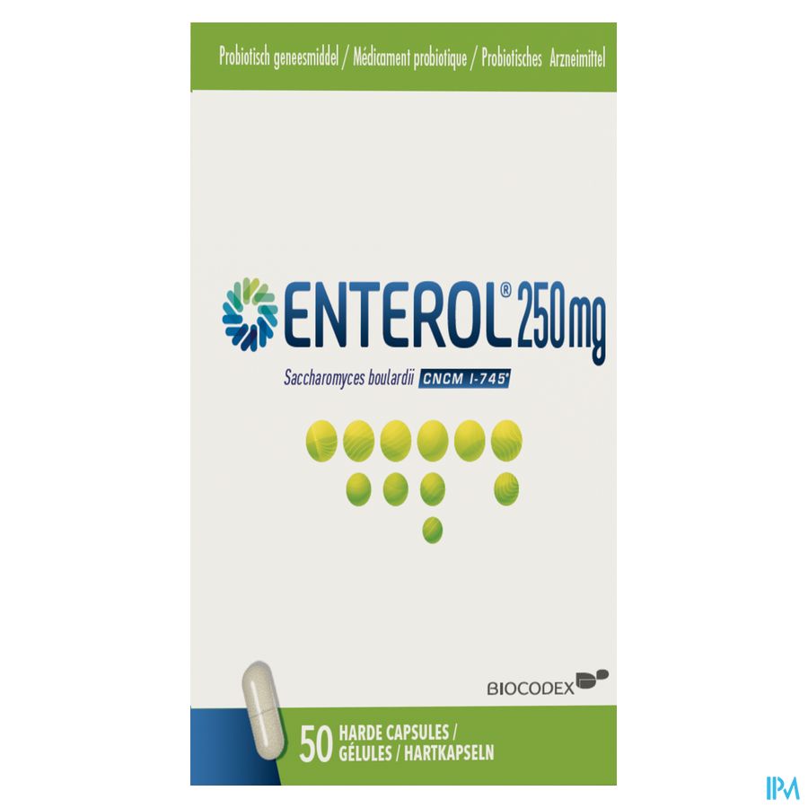 Enterol 250mg Caps Harde Dur 50 X 250mg