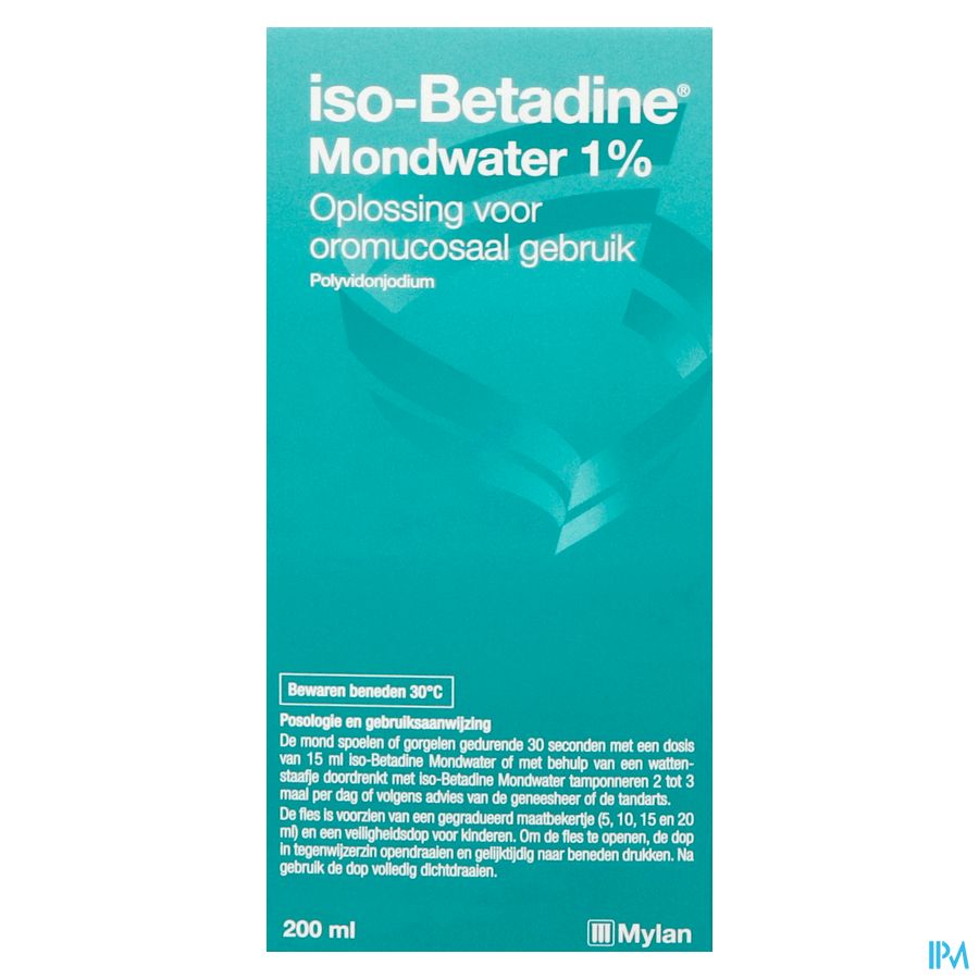 Iso Betadine 1% Nf Sol Bucc 200ml Ready To Use
