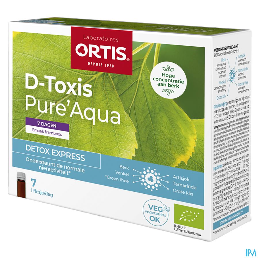 D Toxis Pure Aqua Framboise 7x15ml