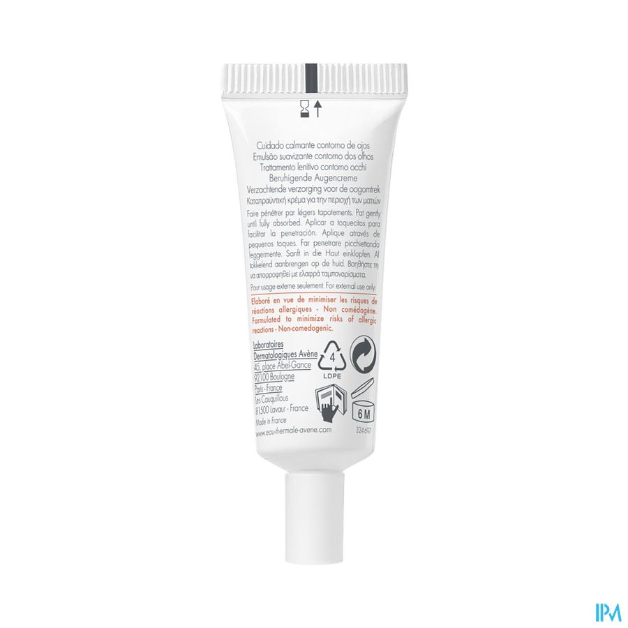 Eau Thermale Avène - Soin apaisant contour des yeux Les Essentiels