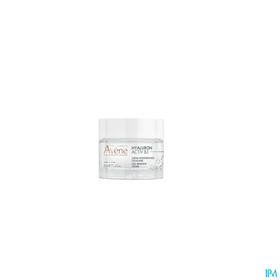 Eau thermale Avène Hyaluron Activ B3 Crème régénération cellulaire Anti-Age acide hyaluronique 50 ml