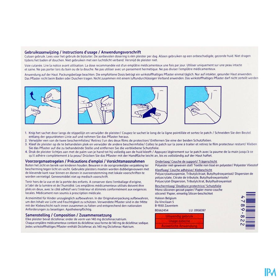 Voltaren Patch 140mg Once Daily Emplatr.medic.10