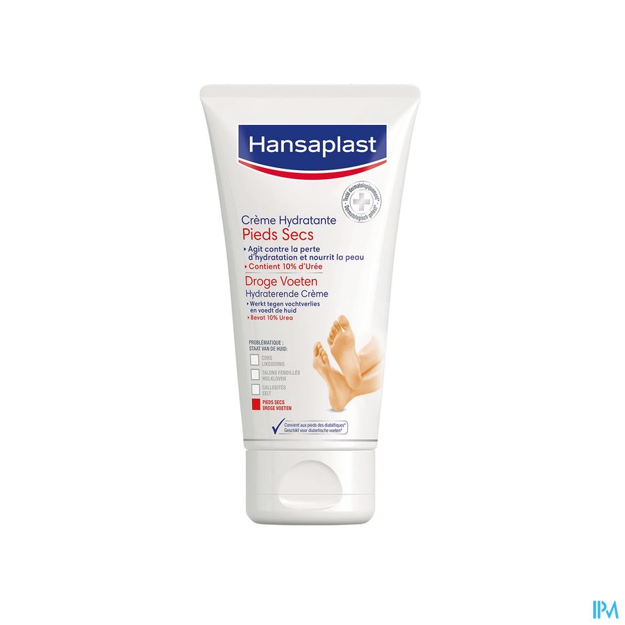 Hansaplast Creme Hydratante Pieds Secs 100ml
