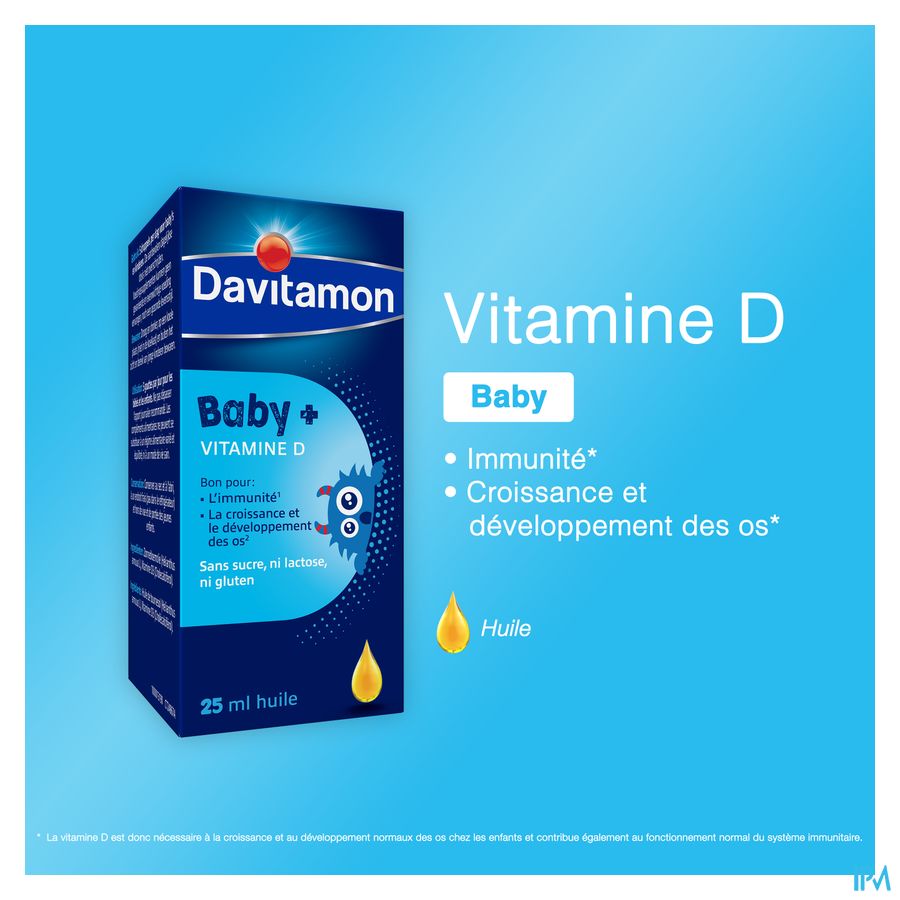 Davitamon® Baby Vitamine D Huile 25 ml