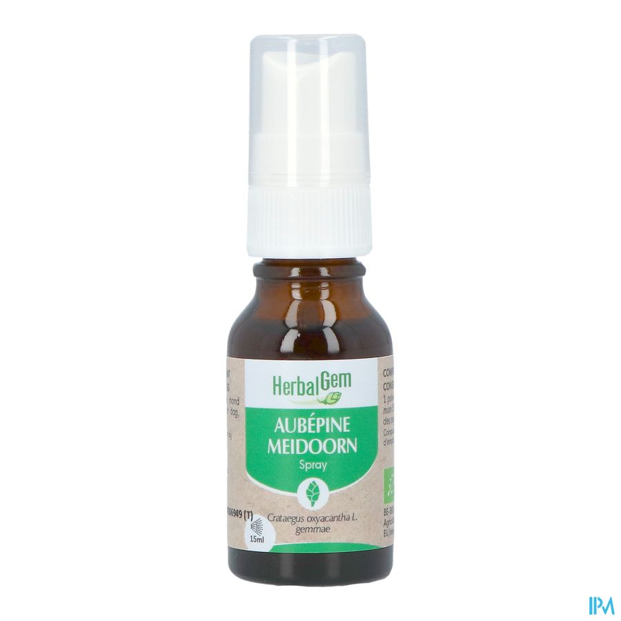 Herbalgem Aubepine Bio Spray 15ml