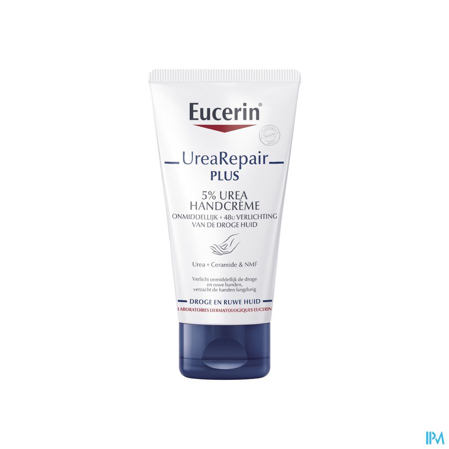 UreaRepair Plus Crème Mains 5% d'Urée Peau Sèche et Rugueuse Tube 75ml