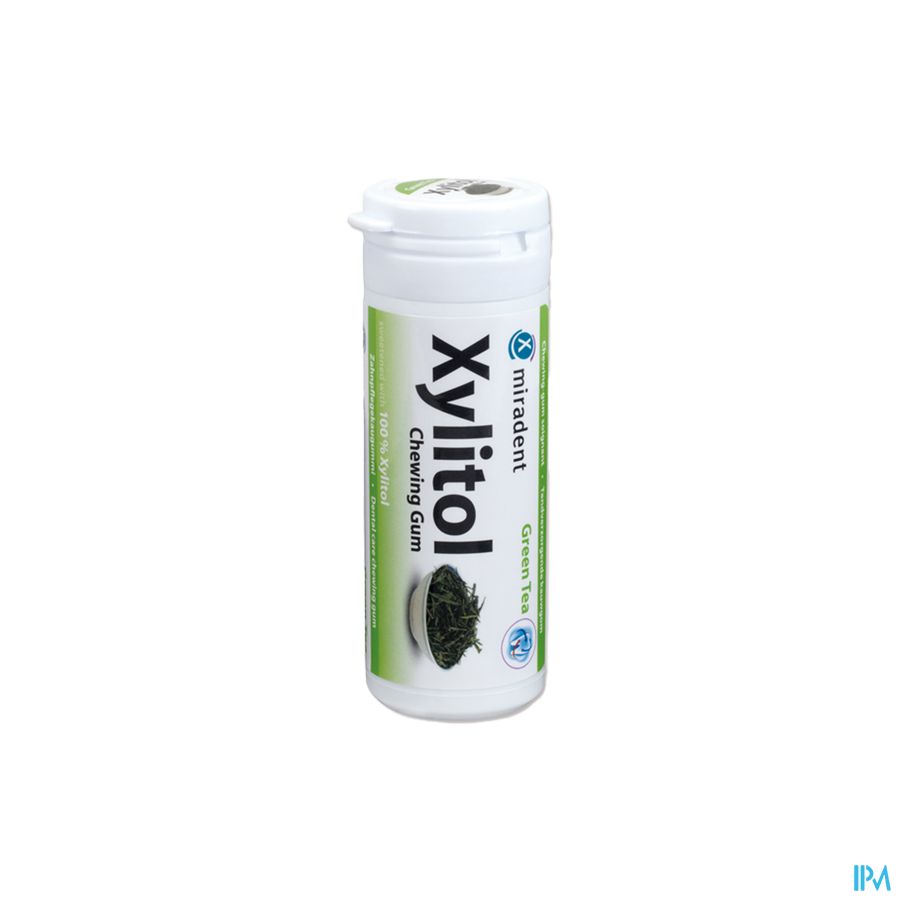 Miradent Chewing Gum Xylitol The Vert S/sucre 30