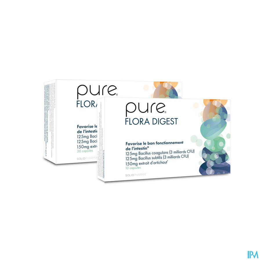 Pure Flora Digest Caps 30 Remplace 3878-998