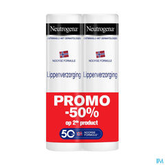 Neutrogena F/n Stick Levres Duo 2x4,8g 2e -50%