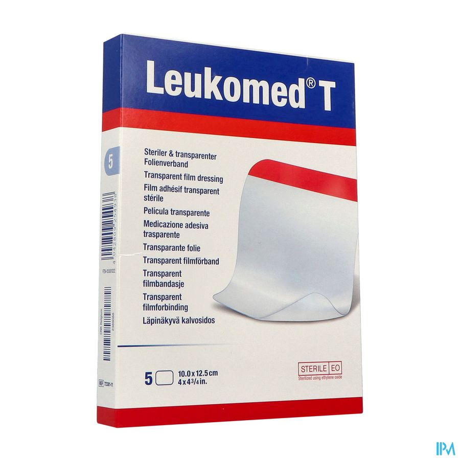 Leukomed T Pans Steril 10,0cmx12,5cm 5 7238111