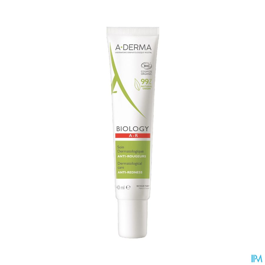 A-DERMA - BIOLOGY AR SOIN DERMATOLOGIQUE ANTI-ROUGEURS - Crème anti-rougeurs visage - BIOLOGY