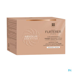 René Furterer Masque réparateur ultime - Cheveux épais - Masque à la Kératine pour cheveux abimés - ABSOLUE KERATINE