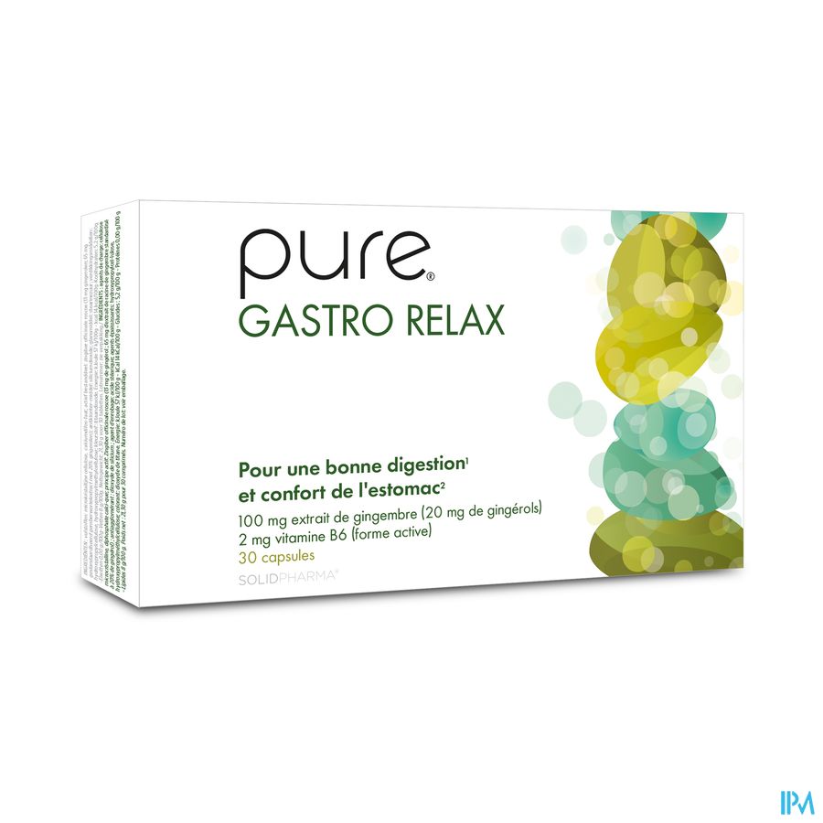 Pure Gastro Relax Caps 30 Remplace 3518-412