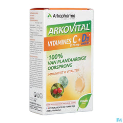 Arkovital Acerola 1000 Vit C + D3 Eff. Comp 20