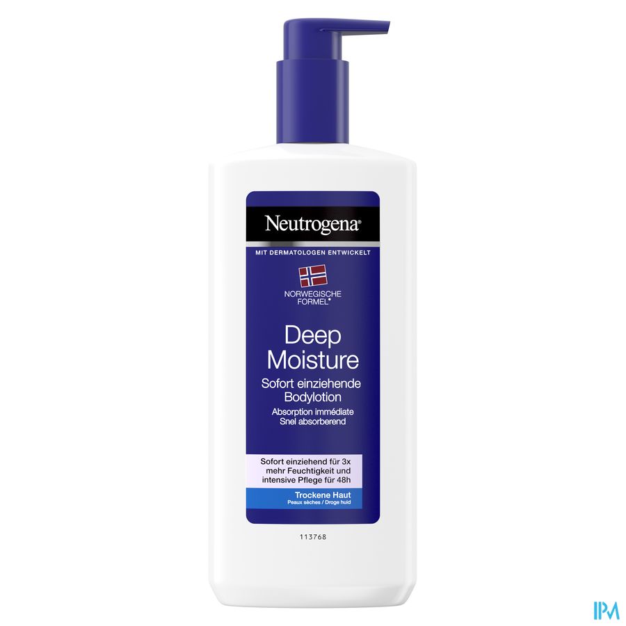 Neutrogena® Formule norvégienne® Lait corps hydratation intense, crème corps pour peaux sèches 400 ml