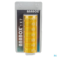 Anabox Pilulier Semaine Orange