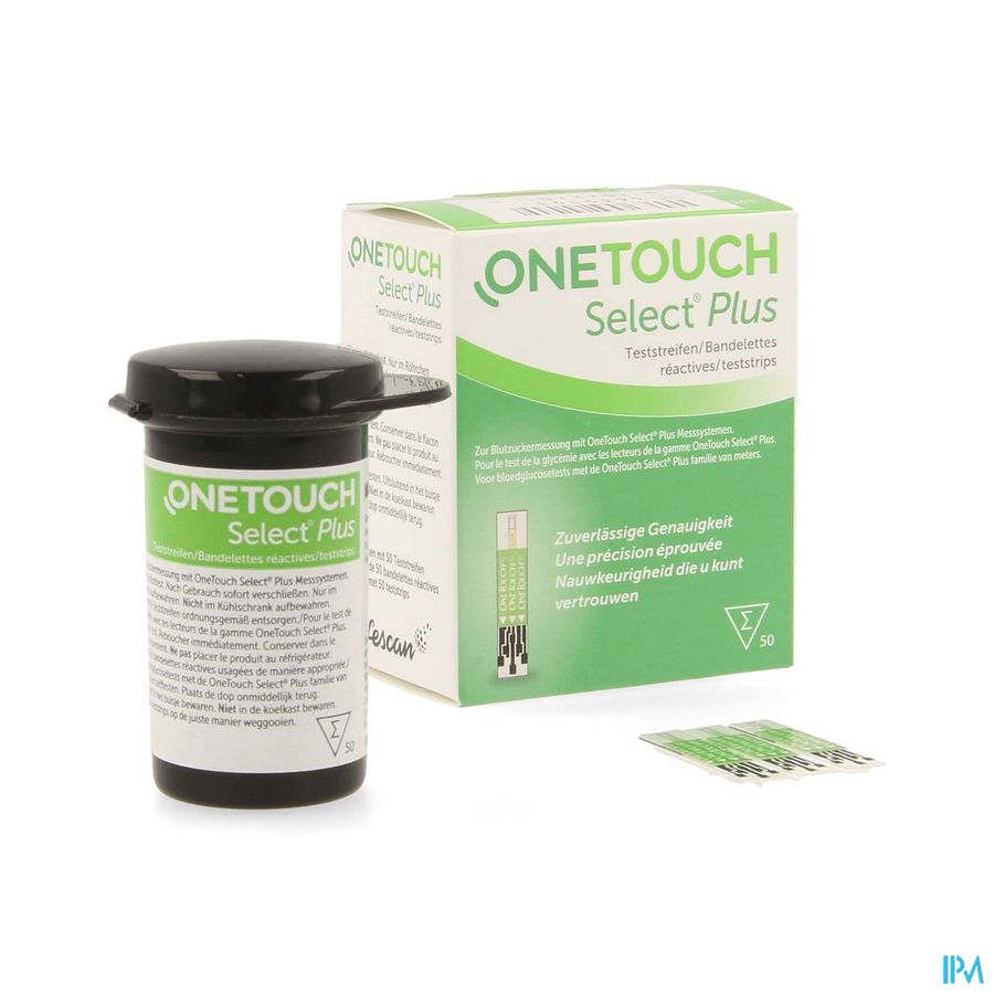 OneTouch Select Plus Bandelettes (50)