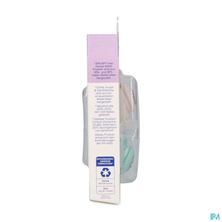 Mam Perfect Sucette Silicone Pure 0-6m Uni 2