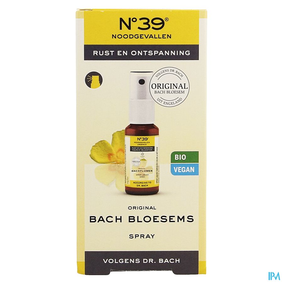 Fleurs de Bach Bio N°39 Urgence Spray 20ml