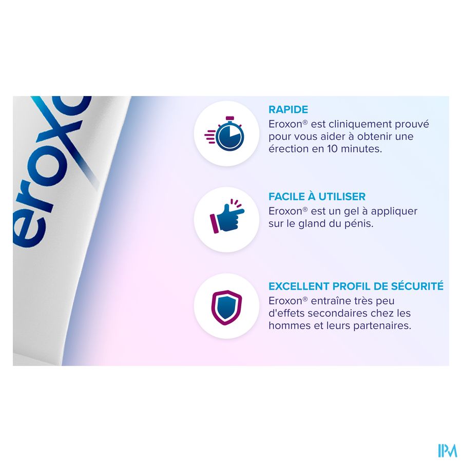 Eroxon stim gel 4 tubes - une érection en 10 minutes