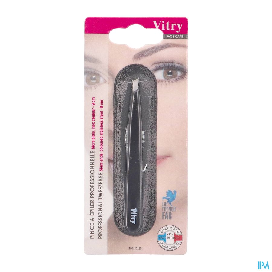 PINCE A EPILER PROF. MB INOX COULEUR