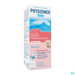 Physiomer® Baby Spray Nasal Isotonique 135ml - Prévention Ou En Cas De Rhume