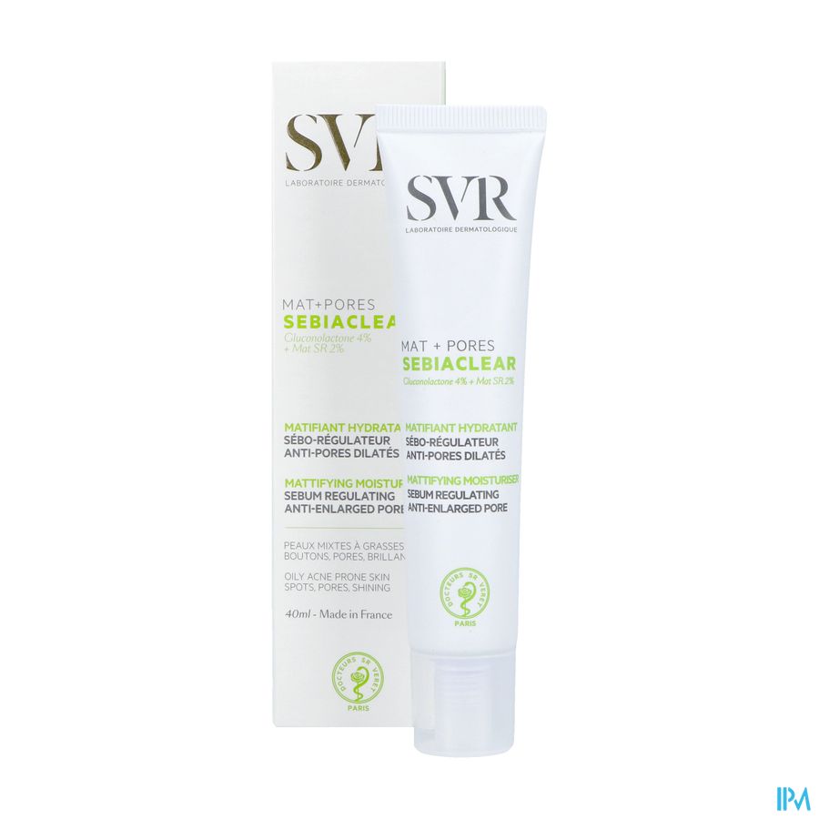 Svr Sebiaclear Creme Mat + Pores Tube 40ml