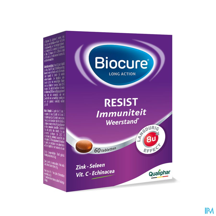 Biocure Resist Résistance & immunité vitamine - 60 comprimés