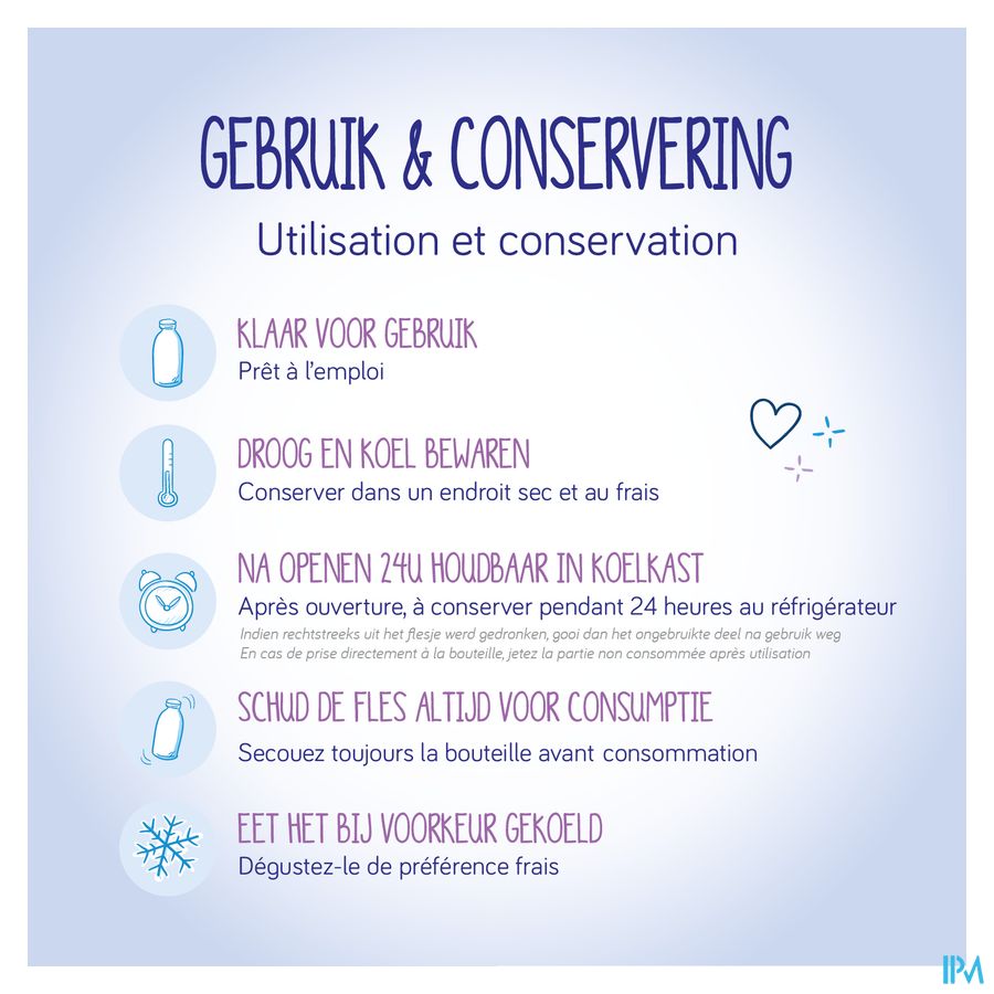 NutriniDrink Compact Multi Fibre Goût Chocolat-Caramel Bouteilles 4x125ml