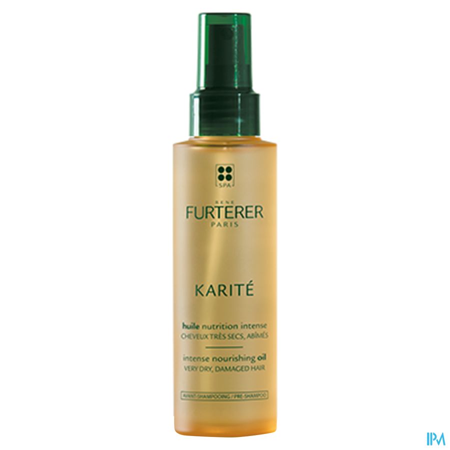 René Furterer - Huile nutrition intense - Huile nourrissante sans silicone au Karité - KARITE NUTRI