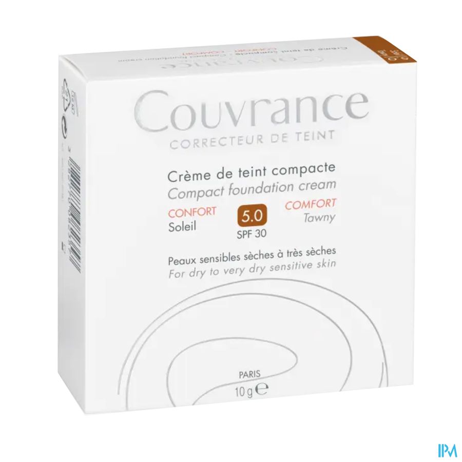 Eau Thermale Avène - Crème de teint compacte Confort Soleil Couvrance