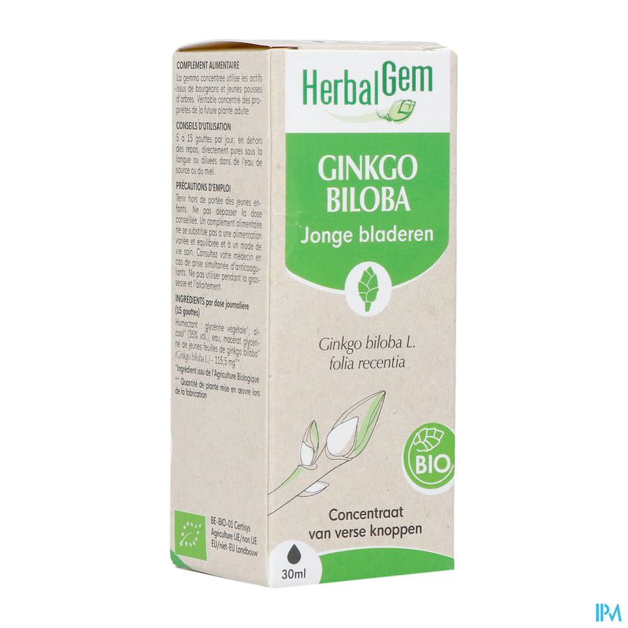 Herbalgem Ginkgo Bio 30ml