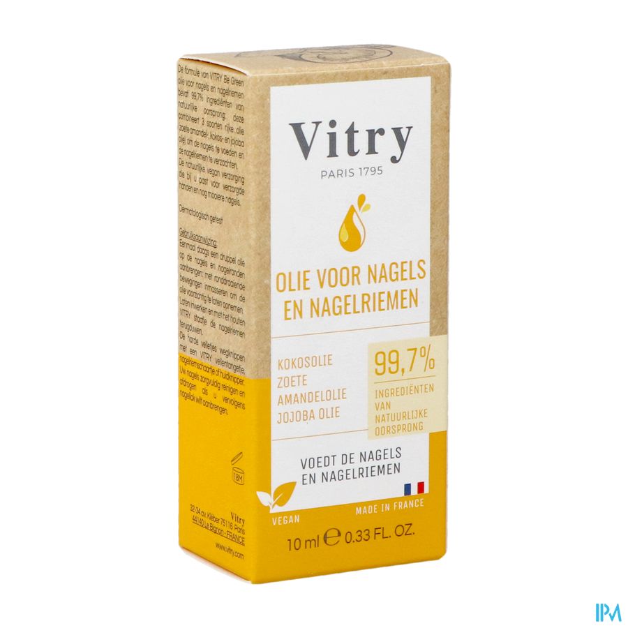 Vitry Huile Ongles & Cuticules Naturelle 10ml
