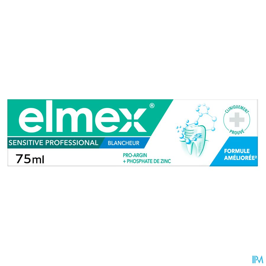 elmex Sensitive Professional Blancheur Dentifrice Dents Sensibles 75ml