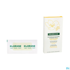 Klorane - Bandelettes de cire froide à l'Amande douce - Visage et zones sensibles
