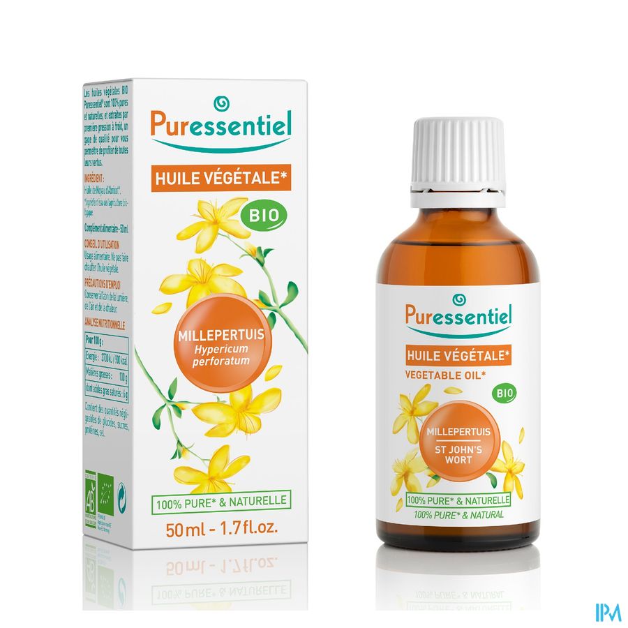 Puressentiel Huile Vegetale Bio Millepertuis 50ml