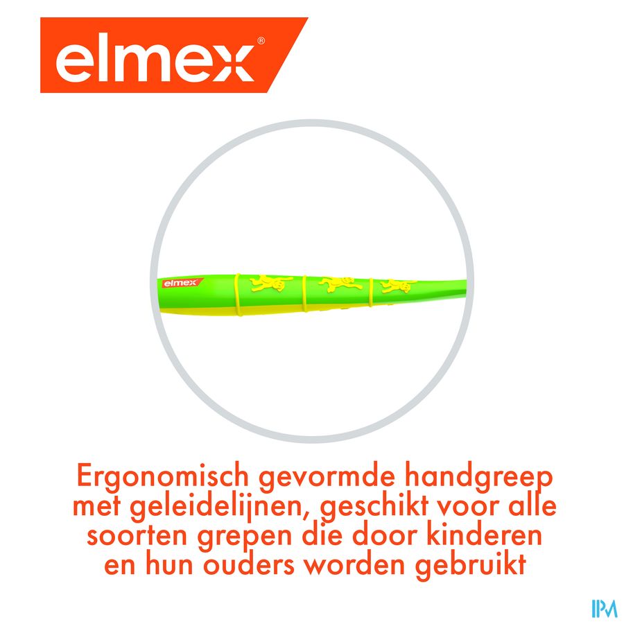 elmex Brosse à Dents Enfant 3-6 ans Souple 1 pièce