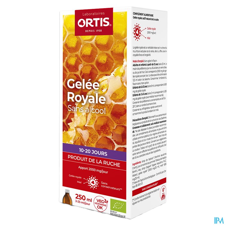 Ortis Gelee Royale Bio 250ml