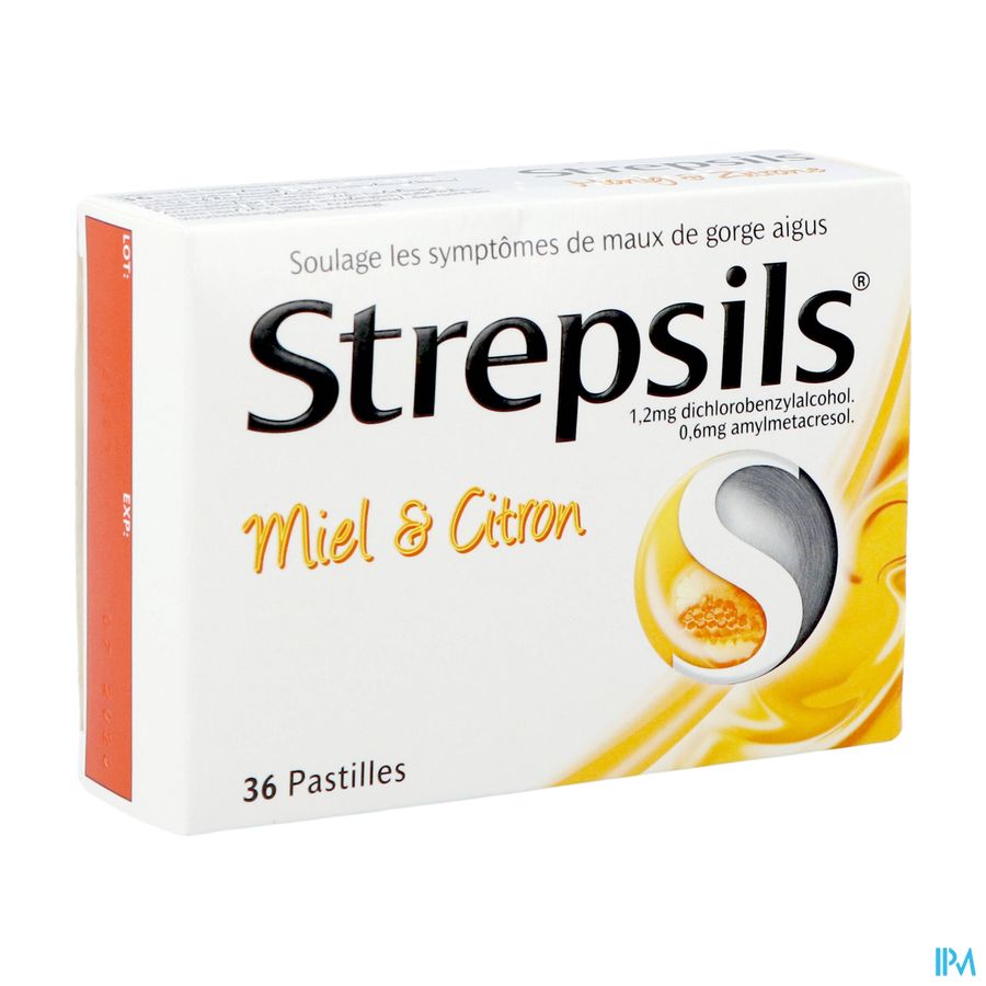 Strepsils Miel Citron Past 36