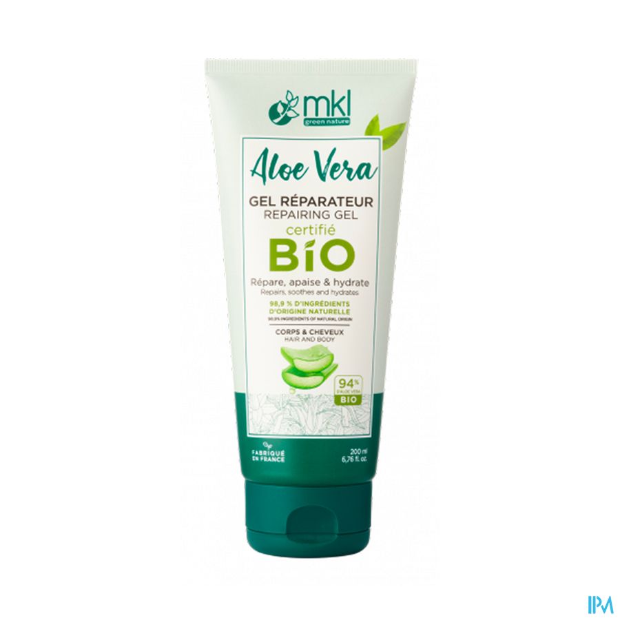 Aloe Vera Gel Reparateur Bio Tube 200ml