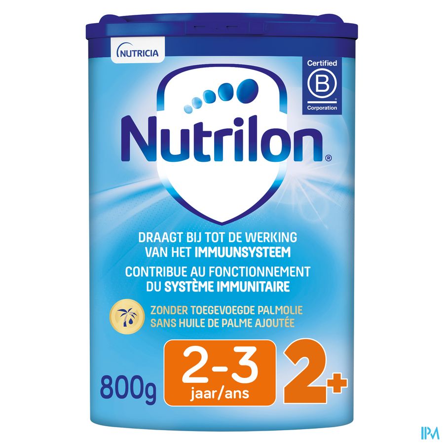 Nutrilon 2+ | Lait De Croissance Enfant dès 2 ans  | Lait en Poudre pour Biberon | Boite 800g