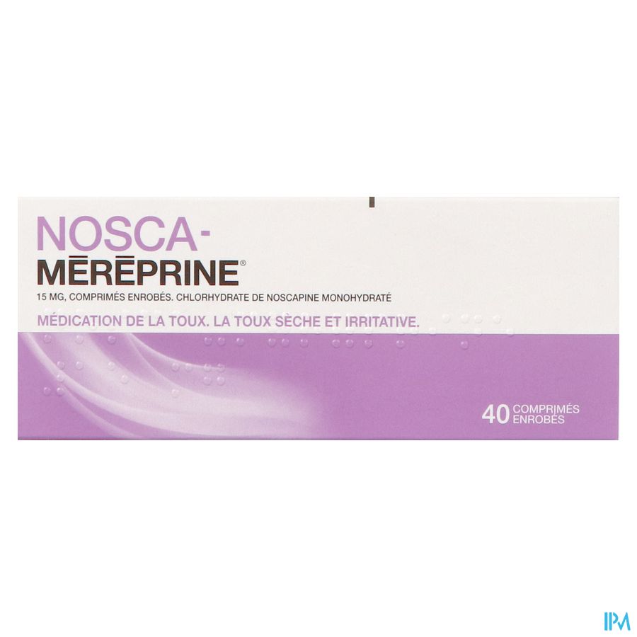 Nosca Mereprine 15mg Comp Enrobes 40