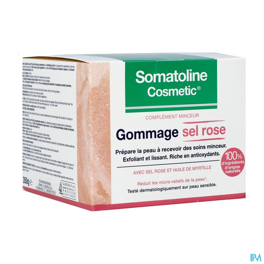 Somatoline Cosm. Gommage Exfoliant Sel Rose 350g