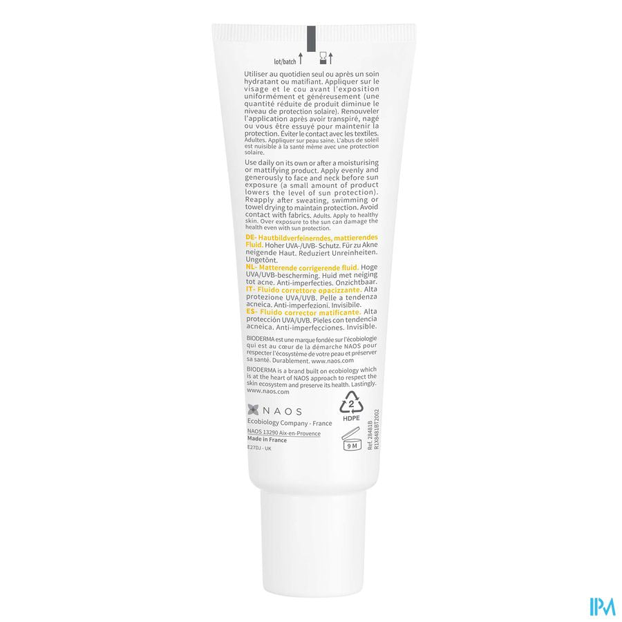 Bioderma Photoderm Akn Mat Spf30 Fluide Nf 40ml