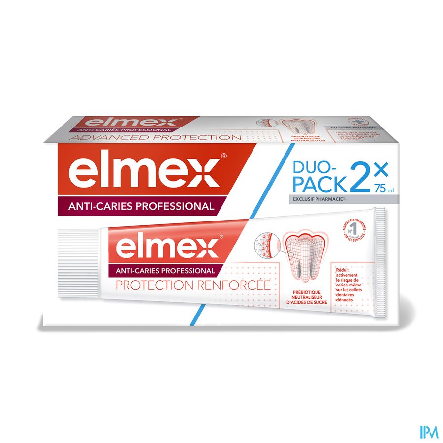 elmex AntiCaries Professional Dentifrice 2x75ml