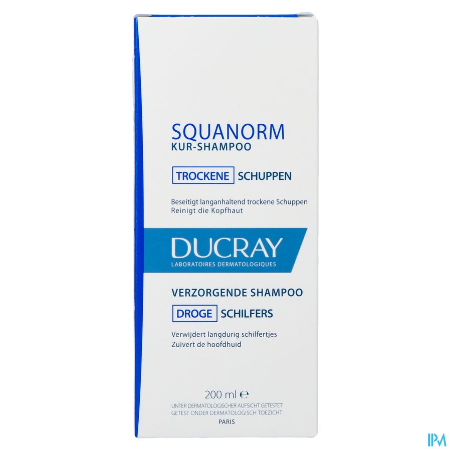 Ducray SQUANORM Shampooing Traitant Pellicules Sèches - Assainit le cuir chevelu
