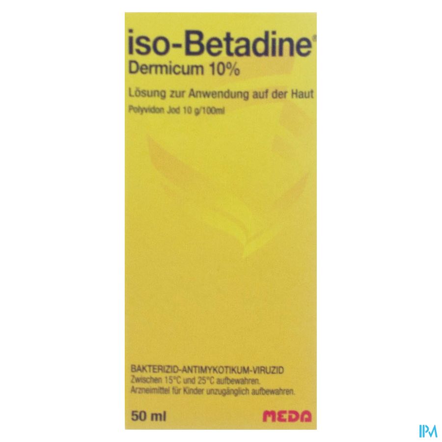Iso Betadine Dermique 10% Sol Fl 50ml