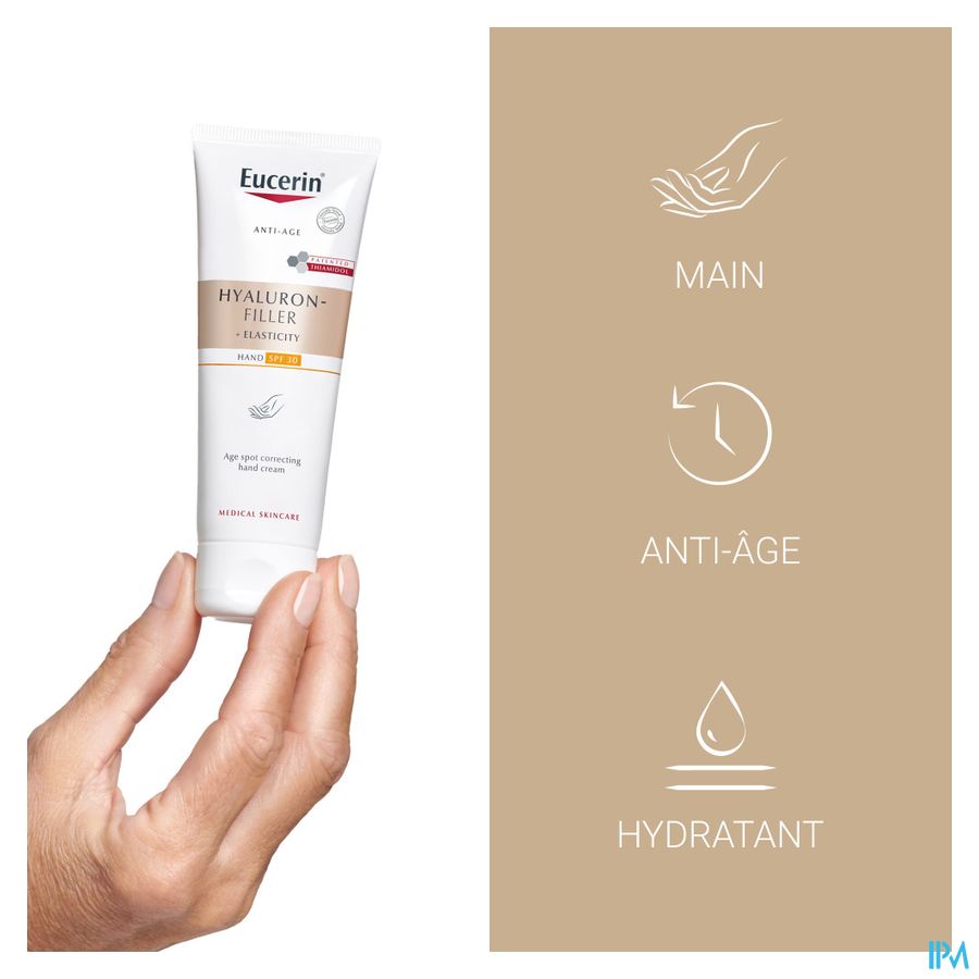 Hyaluron-Filler + Elasticity Crème Mains Anti-Taches & Anti-Âge Tube 75ml