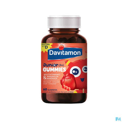 Davitamon® Junior Goût Fraise Gummies 60 À Partir De 3 Ans
