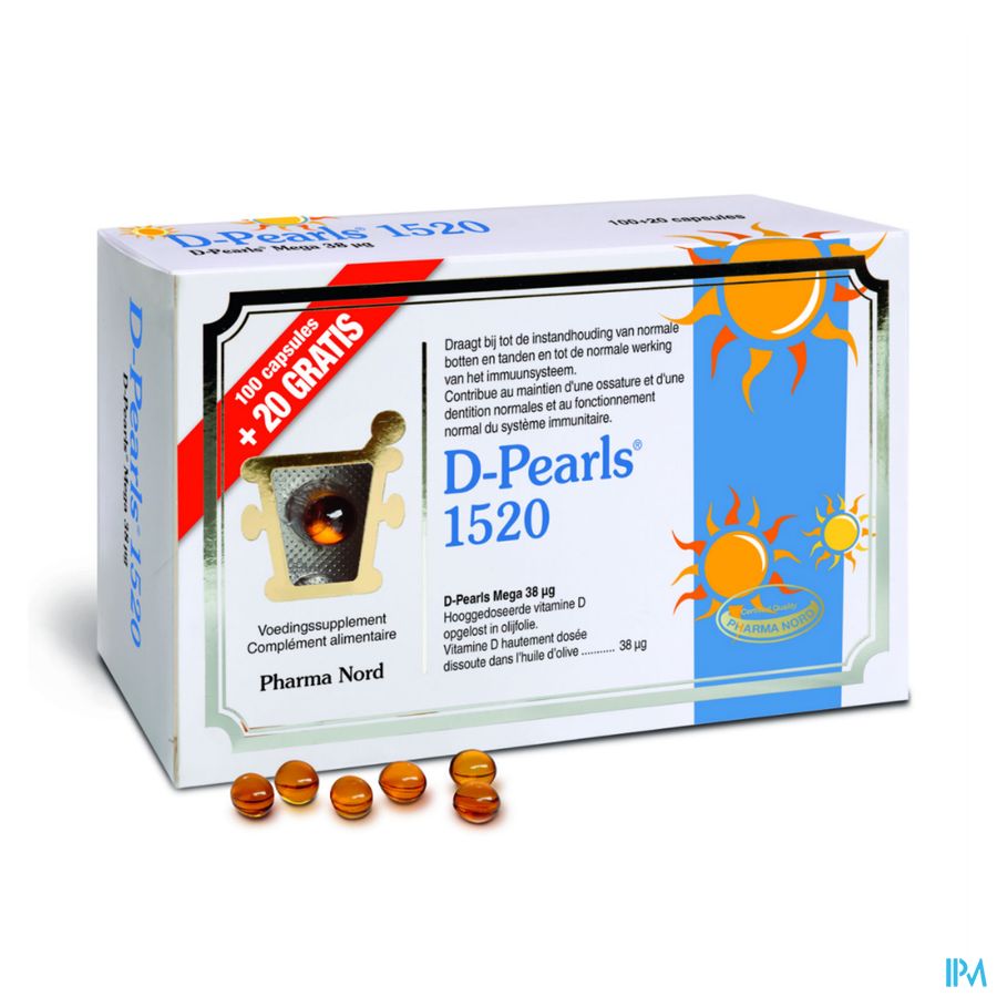 D-pearls 1520 Caps 100+20 Promo